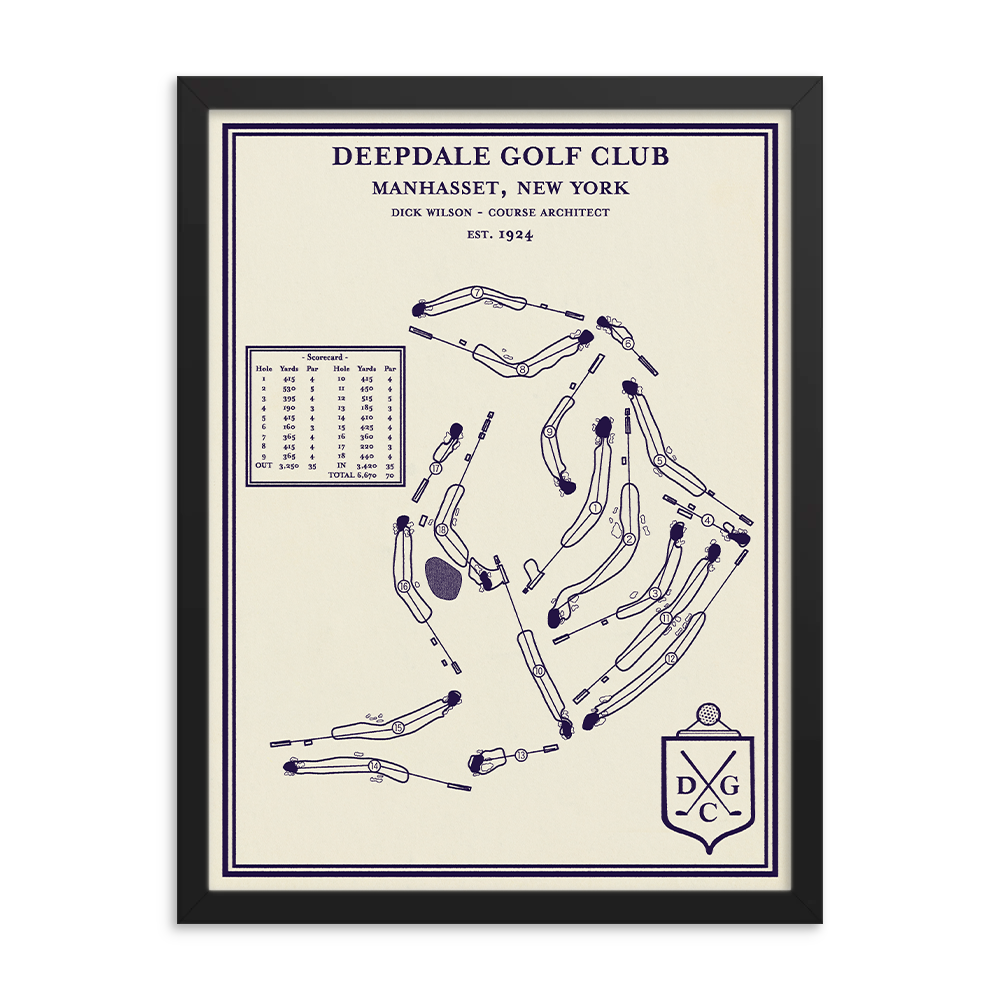 Deepdale Golf Club Course Map
