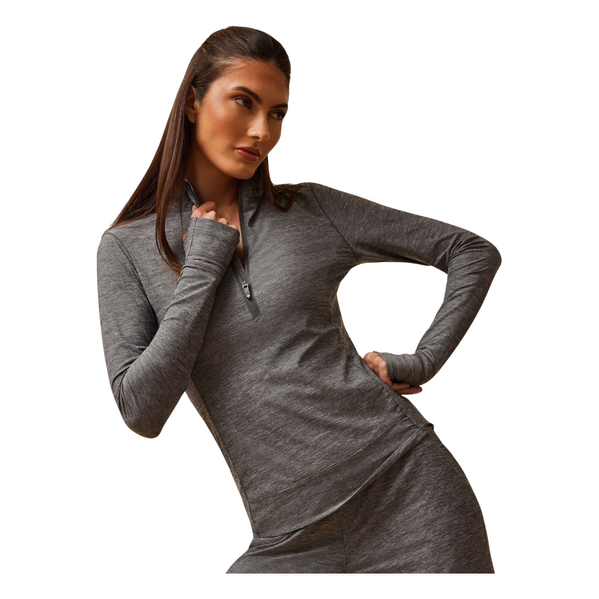 Halley Melange Quarter-Zip