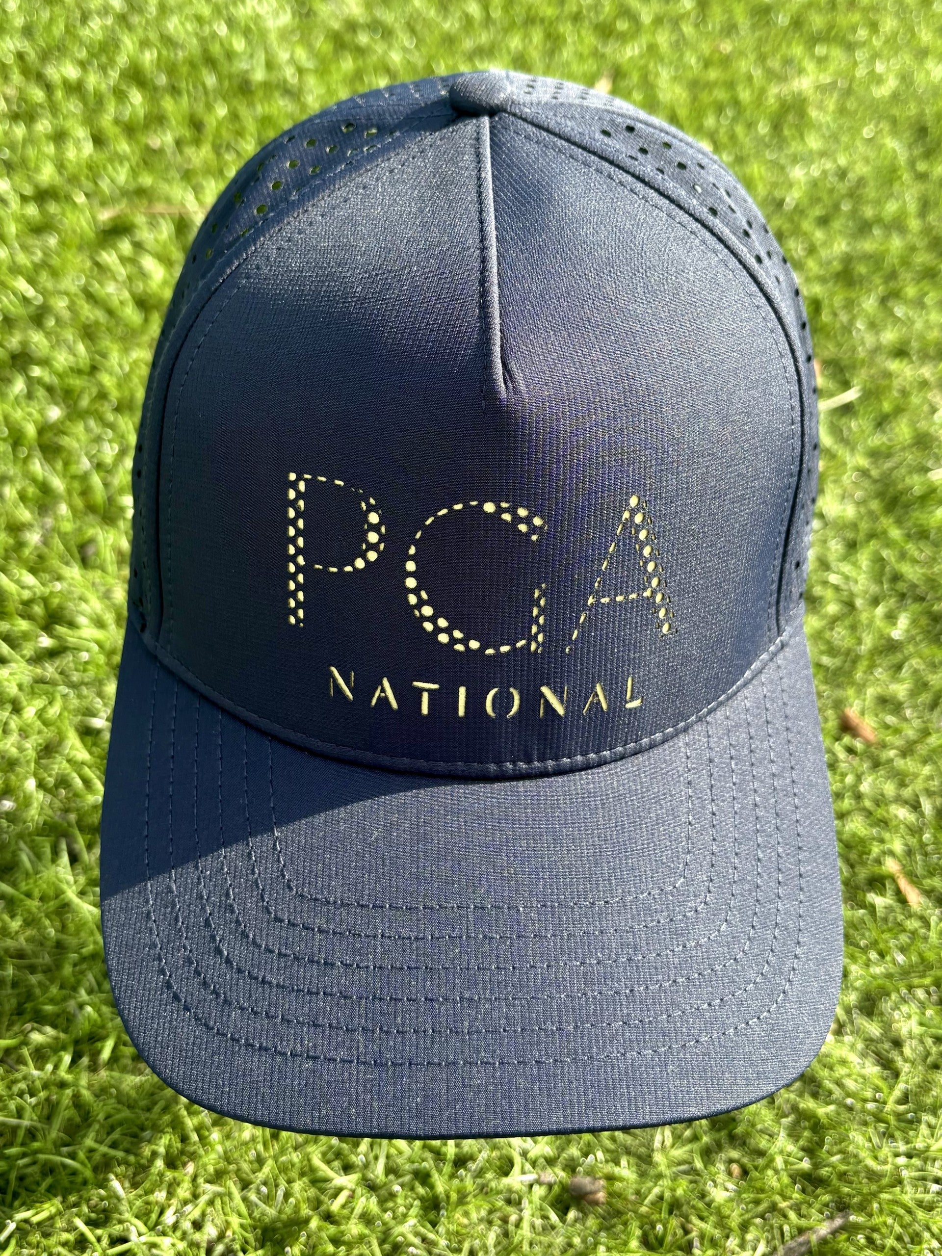 Men's Perforated Logo Structured Performance Cap